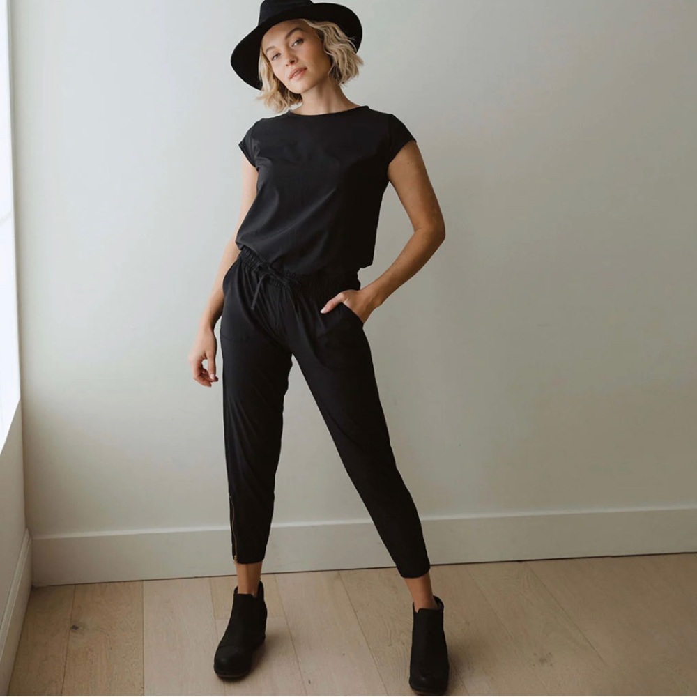 Albion fit black jumpsuit